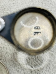 Vintage 925 Sterling Silver LUCK Charm Mini Good Luck Pendant