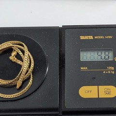 Vintage 14k Yellow Gold-Filled Necklace 18″ Liz Claiborne LC 2.5mm 4.8g