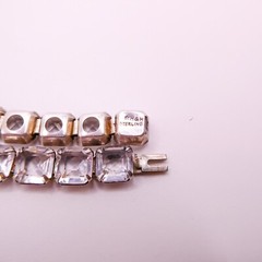 Antique Art Deco Rivere Choker Necklace Sterling Silver Signed H&H Womens