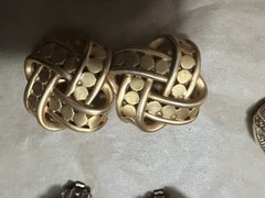 Lot Of 20 Retro Clip On Earrings with assorted Metals And Styles