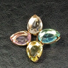 Vintage AVON Pastel Lucite Stone Pin Brooch. 12-836