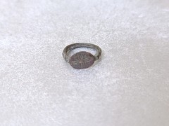 Antique Brass Viking Ring 13th – 15th Century Size 1.5 Found In Ukraine (1)