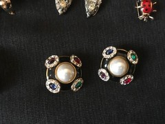 Lot Of Vintage 1980’s-1990’s Designer Costume Jewelry…Earrings, Pins VGC