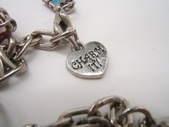 CHARM IT! BRACELET & 11 CHARMS ENAMELED PUPPY BUNNY CUPCAKE CELL PHONE CAKE +