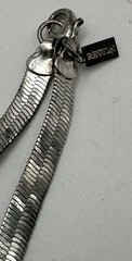Revlon Silver Herringbone 17” Chain Vintage