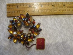 Vintage Francois Brooch pin 3″ with tag