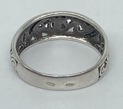 Vintage rings made of 925 silver, Size 9.25 . Weight 3.51 g.Jewelry from Ukraine