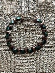 Vintage Matisse Renoir Copper Enamel Art Deco Statement Necklace