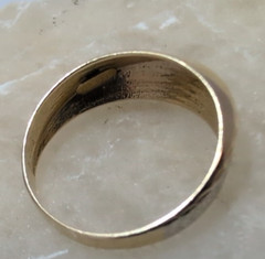 14k VTG 6-see pics Textured Yellow White Gold Ring Vtg 1.88 Grams