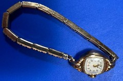 Vintage 1950 Women’s 10k rolled gold plate Wind Up Bulova Watch