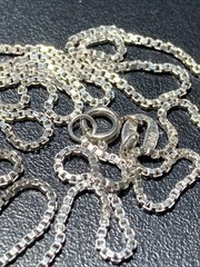 Beautiful Vintage Filigree .900 Silver Flower Necklace & Earrings (D.N. Stamp)