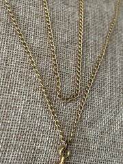 VINTAGE JOSTENS PENDANT CHARM KEY NECKLACE – 20″ – SENIOR 1974 – GOLD IN COLOR