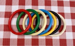 Vintage Mid Century Bangle Bracelets Lot Of 7
