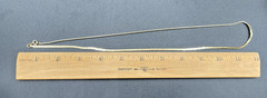 Vintage Cador Gold Plated Herringbone Necklace 23″ Signed