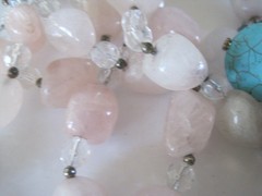 Costume Jewelry 2 Lb Stone Plastic Necklace Bracelet Pin Retro Vintage Bag #4