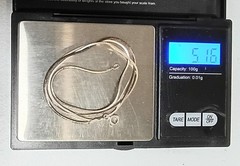 Vintage 20″ Italy 925 Square Snake Box Chain 5.1 grams Sterling Silver VTG