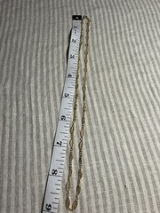 12k Gold Filled Filigree Scroll Station Necklace Chain 18 inch beautiful dainty