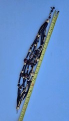 Casual Corner Multi Strand Wood Wooden Beaded Necklace Vtg Beautiful Colors