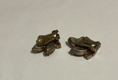 Vintage Smoky Lavender No Brand Earrings