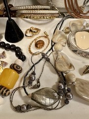 Boho Jewelry Lot 100 Pc. All Wearable Vintage And Modern