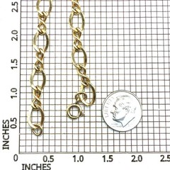 Vintage 12K Gold Filled Open Oval Link Bracelet, 6.5 Grams