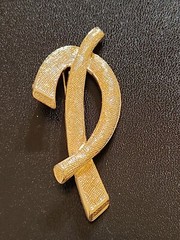 Vintage Abstract Pin Broach Metal-Alloy