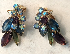 4 Vintage Pairs of Earrings – Les Bernard, Tara, Periwinkle, Liz & Kate