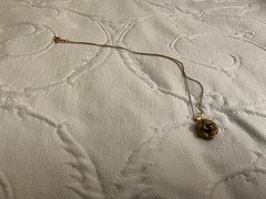 1/20 14K Gold-filled Rose Pendant w/ Necklace 4.75g