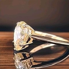 14k Yellow Gold Engagement Ring 3.51CT. Natural Pear cut Yellow Diamond GIA Cert