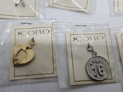 Vintage Lot NOS New Unused CORO Necklace Jewelry Pendants w/Original Packaging