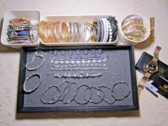 Mixed Lot ALL Bracelets Vintage/Modern Bangles Gemstone Wrap Signed Rhinestones