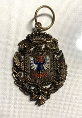 Vintage Heraldic Medieval Royalty Pendant 20th Century Renaissance Germany